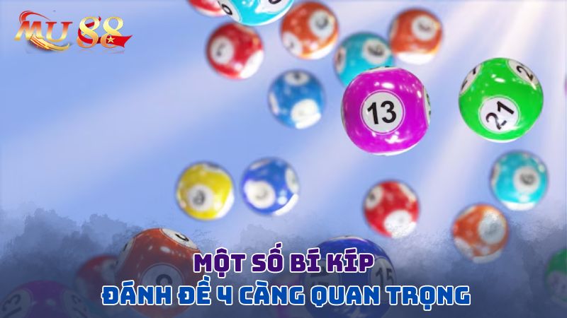 Một số bí kíp đánh đề quan trọng